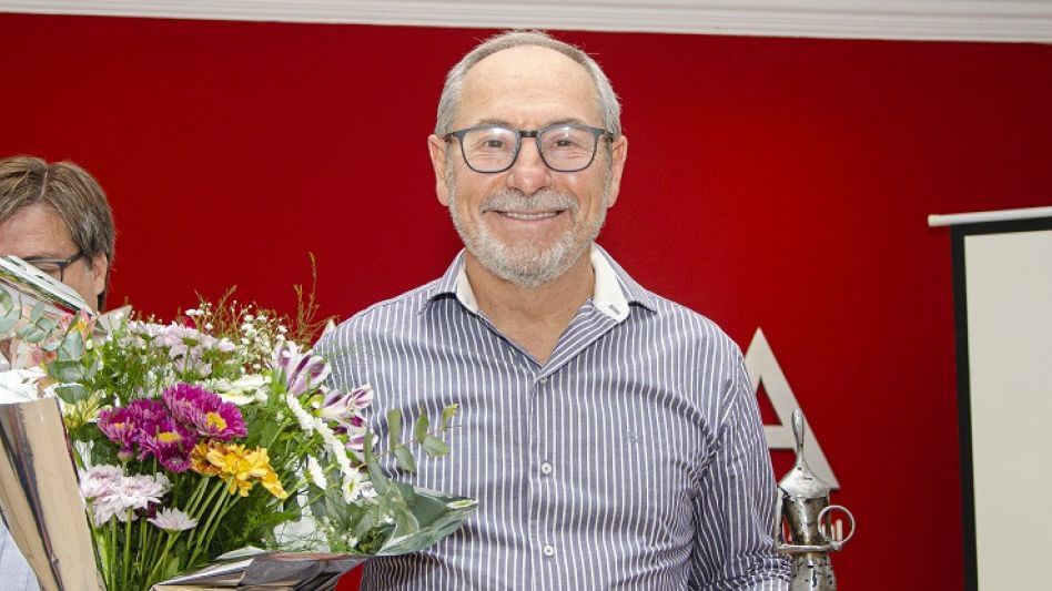 Carlos Barberi en representación de su hija Clara.   FOTOS NACHO CORREA   