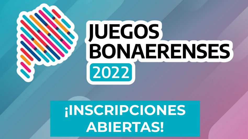 Inscripción para los Juegos Bonaerenses en Cacharí y Chillar