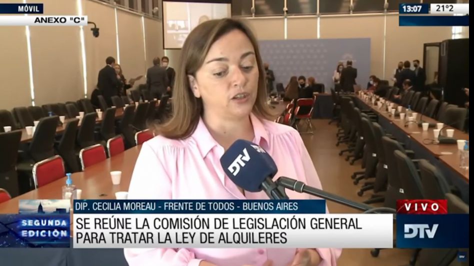Destacan el debate por la Ley de Alquileres en Diputados
