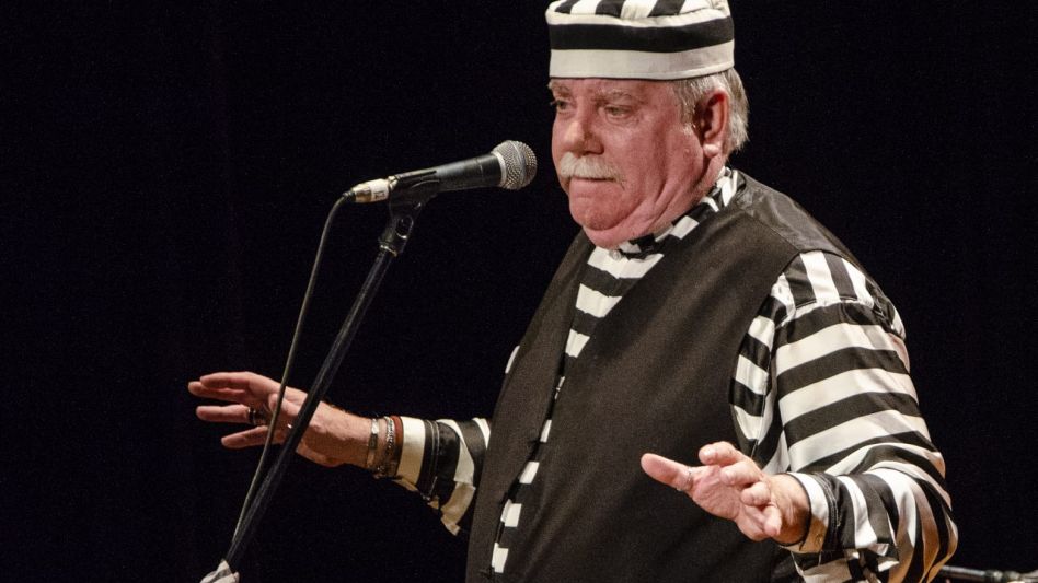 Gato Peters en su show de 2019 en el Teatro Español.   FOTO NACHO CORREA 