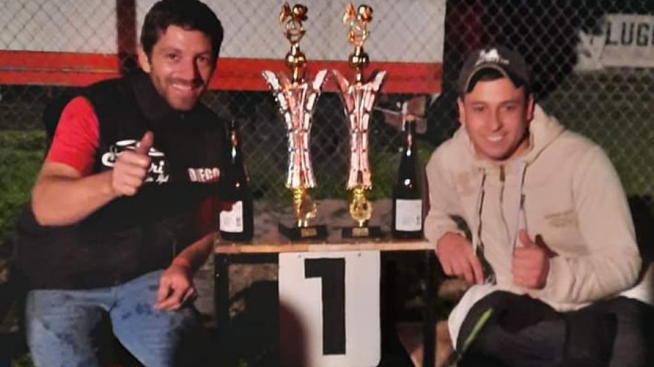 Diego Lorenzo y Braian Stracquadaini. Foto: gentileza Facebook Promo del Centro.