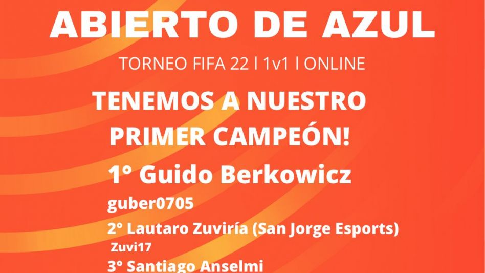 Esports: Berkowicz se llevó la primera final del torneo organizado por la Asociación Española 