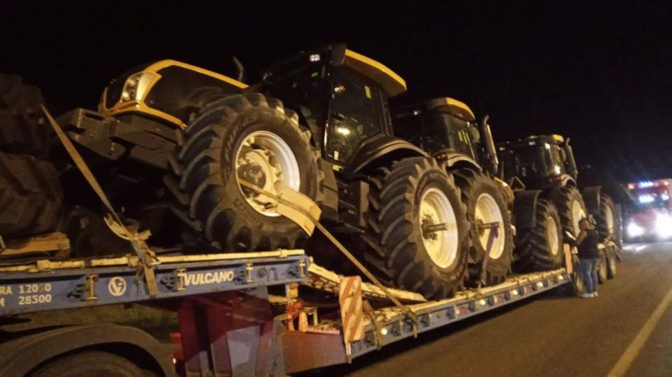 ARBA detectó tres tractores 0km y 500 toneladas de cereal transportados sin documentación