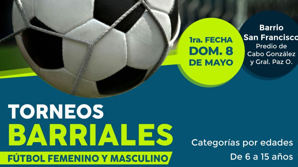 Comienzan los Torneos Barriales