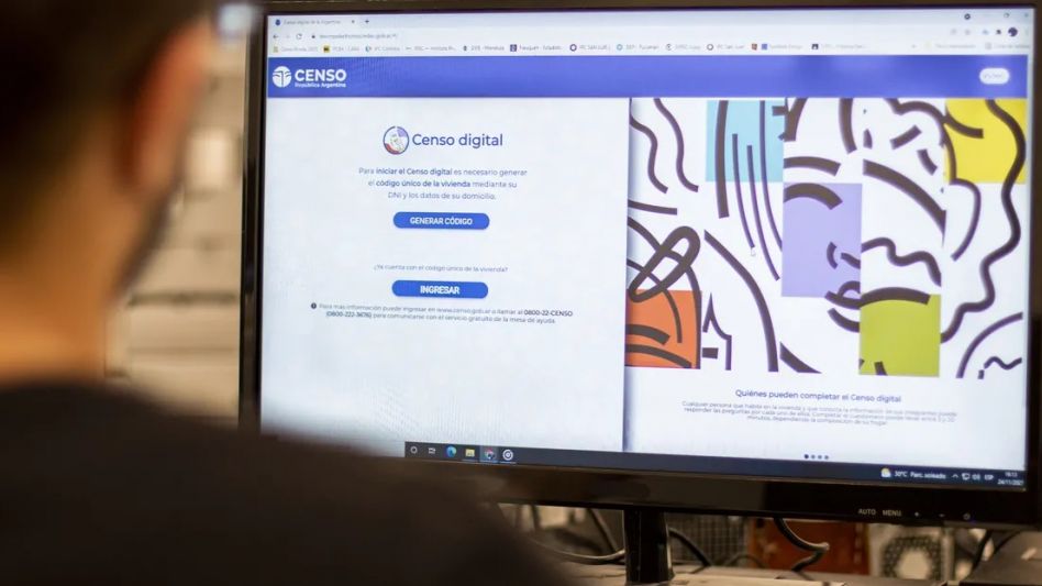 A dos semanas del censo, el 15% de los hogares lo completó de forma digital