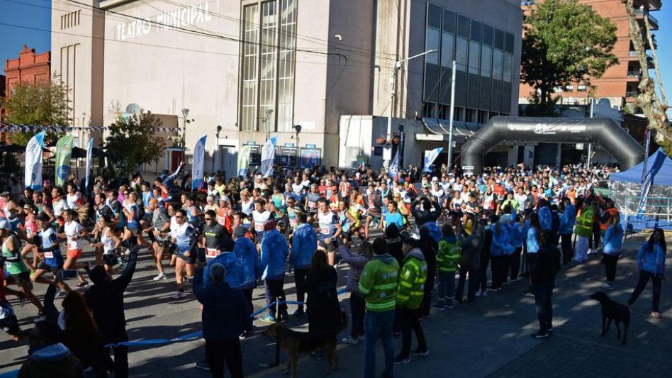 Regresó la maratón Vuelta al Municipio tras dos años de ausencia. Foto: Prensa Olavarría.