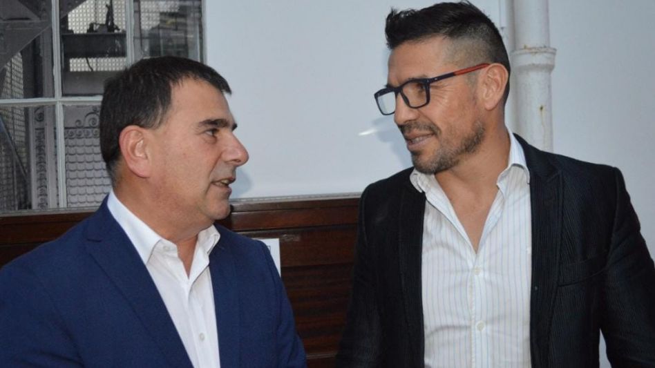 El intendente municipal Hernán Bertellys participó de la presentación de la película El Búfalo El golpe final que comenzará su rodaje a fines de mayo en Azul.  PRENSA MUNIICPAL 