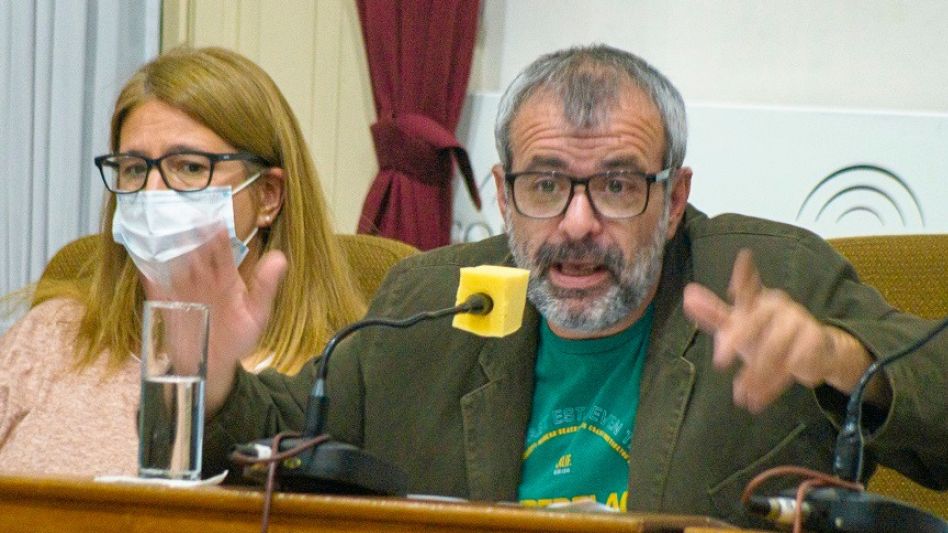 El concejal Joaquín Propato, presidente del bloque local del Frente de Todos, se refirió a la emergencia hospitalaria a 40 días de su declaración. ARCHIVO/EL TIEMPO/NACHO CORREA 
