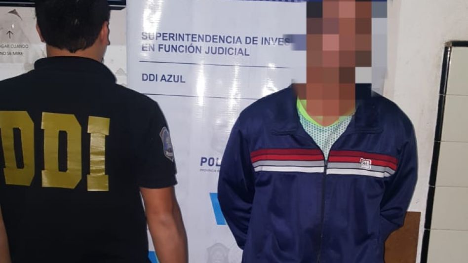El acusado de abusar de su hija fue detenido el pasado 11 de abril. ARCHIVO/DDI AZUL/PBA