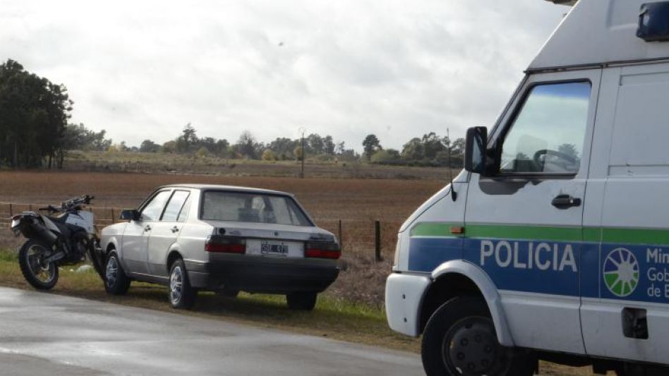 El accidente ocurrió en el acceso a Sierra Chica. (FOTO: El Popular de Olavarría)