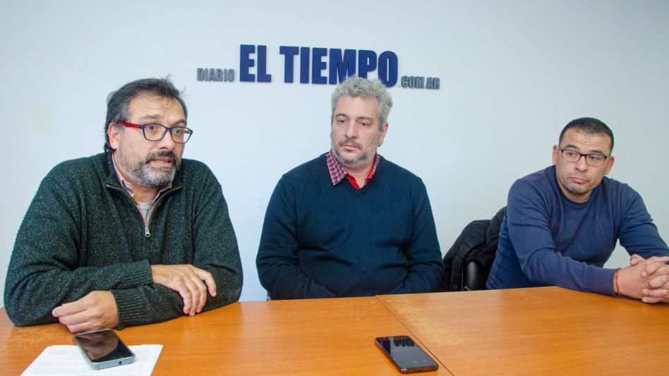 Los consejeros escolares Luciano Giachetti, Pablo Cúpparo e Ignacio Gauna dialogaron con EL TIEMPO acerca de diferentes iniciativas en las que están trabajando actualmente. NACHO CORREA 