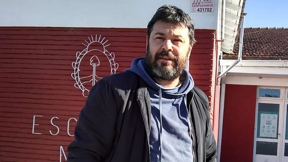 Hay que realizar obras para que nuestros estudiantes estén dentro de las aulas, sostuvo el funcionario municipal Martín Laborda.  PRENSA NUEVO AZUL