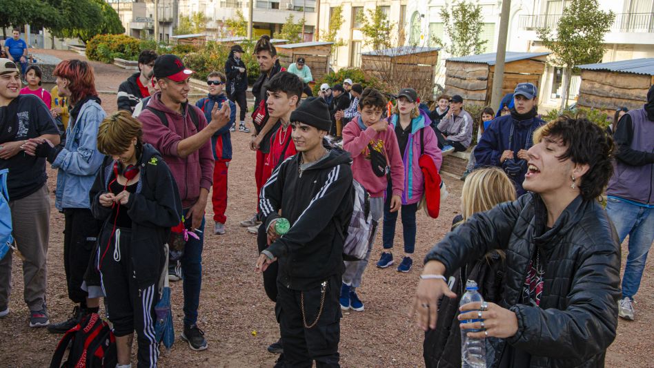  Se realizó una competencia de Freestyle  