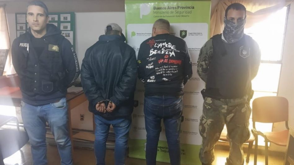 Dos de los imputados por el robo en el campo ?La Negrita? habían sido detenidos en Olavarría. Ayer fueron indagados y declararon.  CPR AZUL/PBA