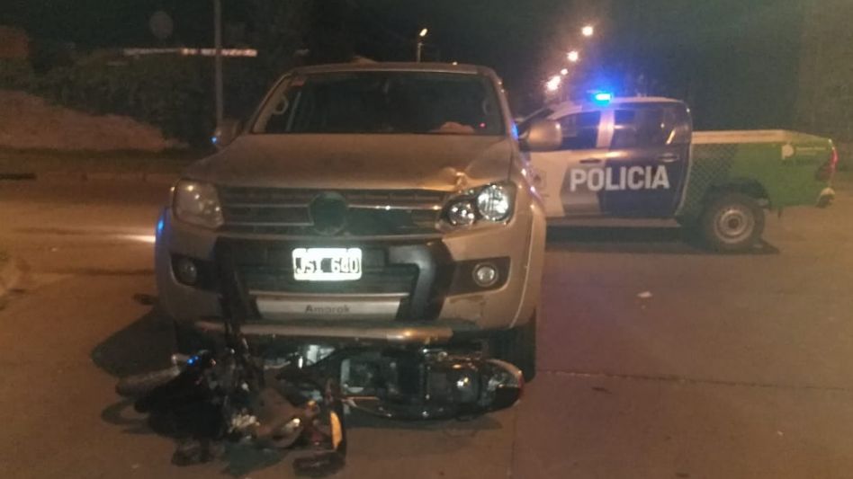 Menor lesionado en un siniestro vial