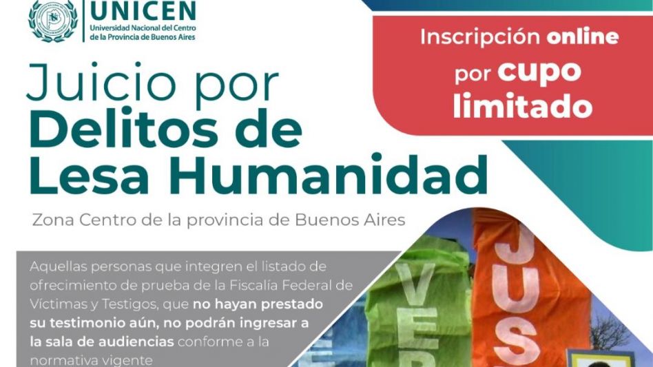 Lesa humanidad: octava jornada de debate por el juicio "La Huerta"