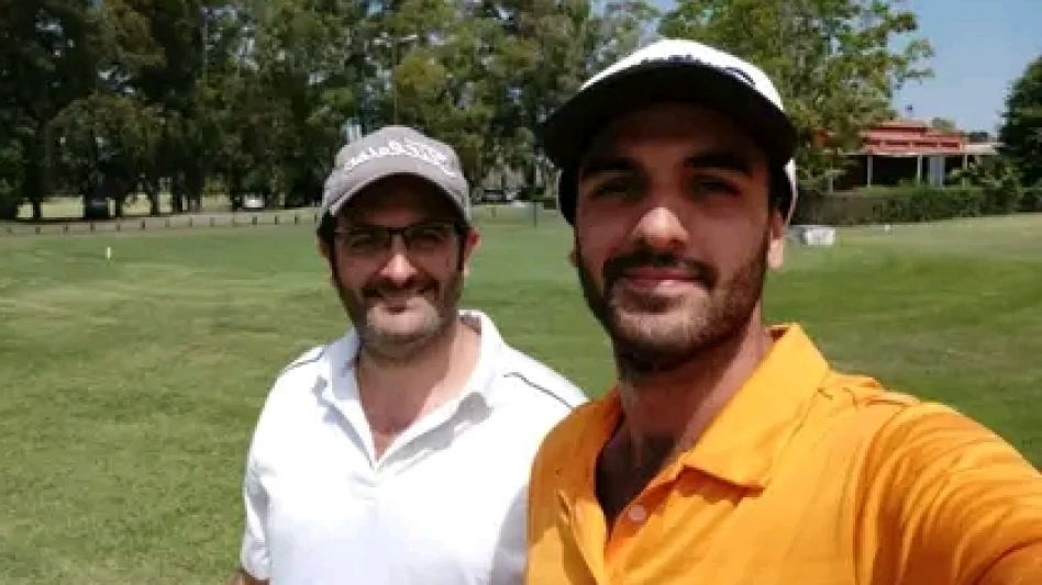 Marcelo y Franco Provenzano, padre e hijo, los ganadores.
