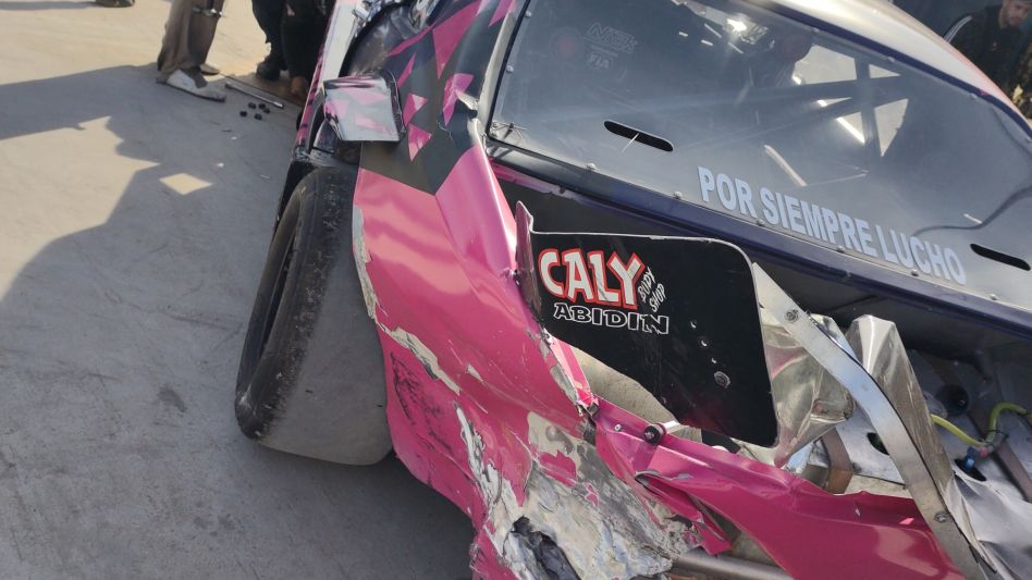 Así quedaron los autos de los azuleños Marcelo Alburquerque y Juan María Mantelli, quienes corrieron en la TSS. Fotos: gentileza Blogs TSS