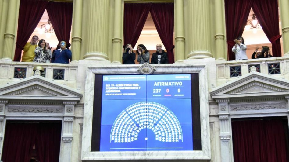 Diputados dio media sanción a la "Ley Massa", que beneficia a más de un millón y medio de monotributistas bonaerenses