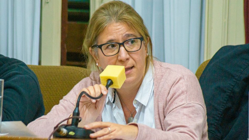 La contadora Laura Aloisi, concejala del FdT, quedó a cargo de la Secretaría de Relaciones con la Unión Europea del PJ Provincial.  NACHO CORREA/ARCHIVO/EL TIEMPO