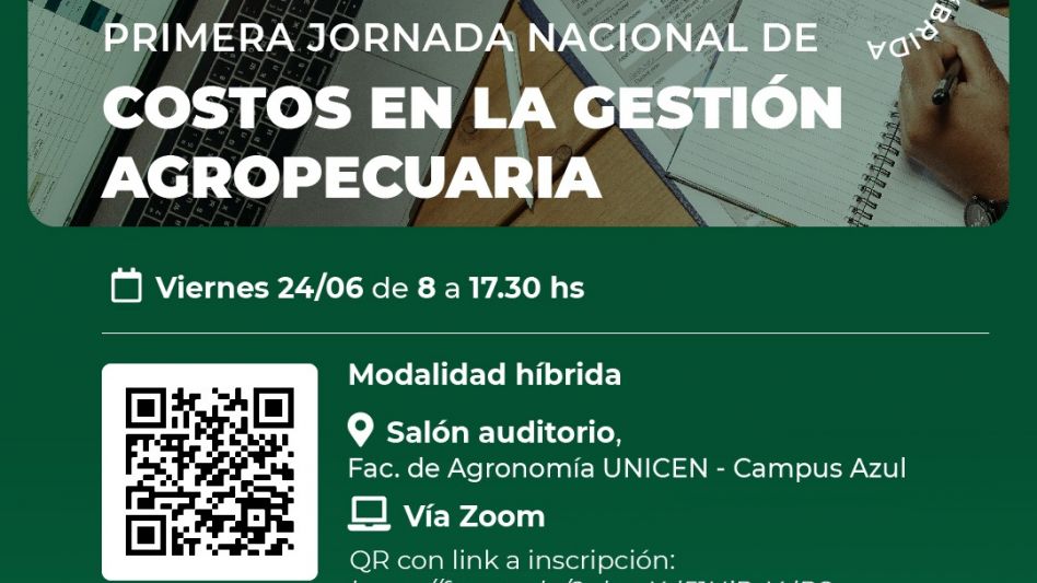 El próximo viernes y del 4 al 8 de julio próximos, se llevarán a cabo una jornada y un curso de posgrado en la Facultad de Agronomía. 
