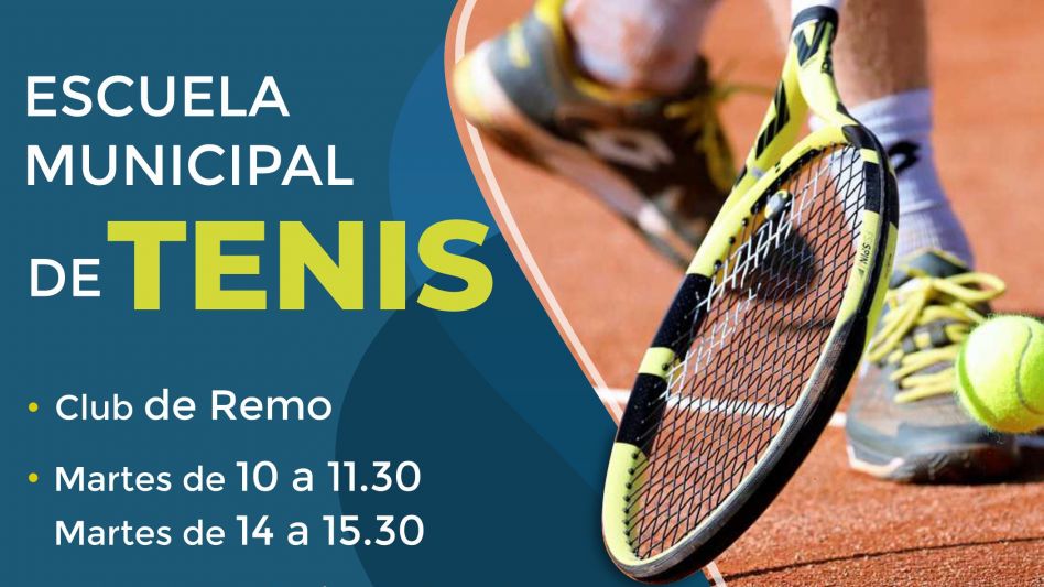 Inscripción para la Escuela Municipal de Tenis
