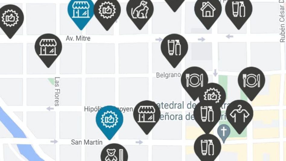 Ahora Cuenta DNI muestra los comercios más cercanos para comprar con la app