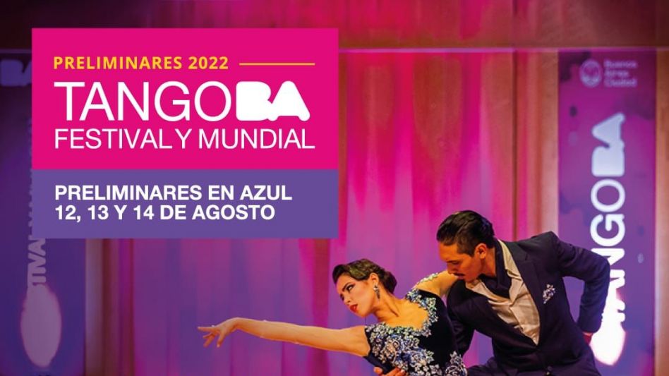 Azul será nuevamente sede de la preliminar oficial del Mundial de Tango
