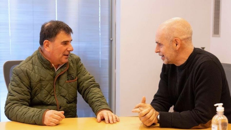 El intendente Bertellys se reunió con Horacio Rodríguez Larreta