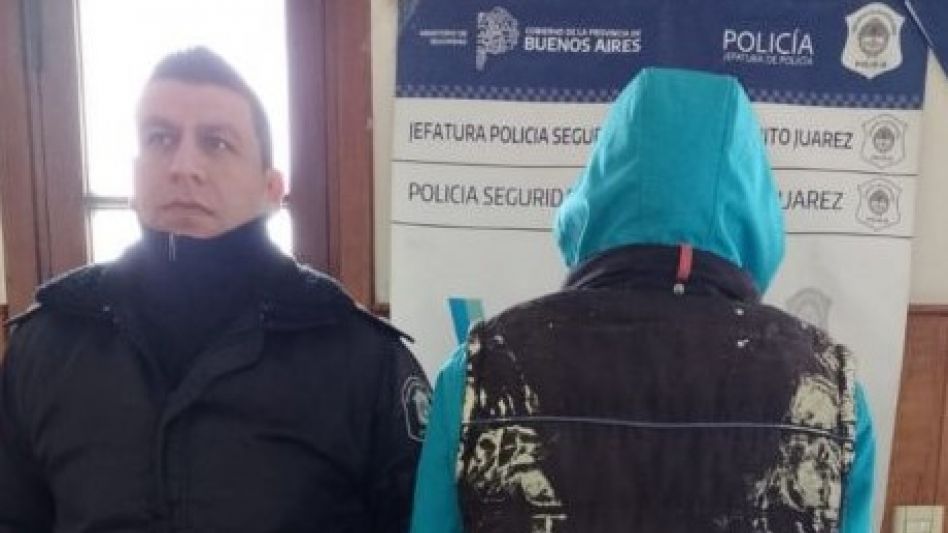 Guillermo Alzugaray, el hombre detenido ayer para comenzar a cumplir tres años de prisión por los homicidios culposos de dos adolescentes. POLICÍA COMUNAL BENITO JUÁREZ/PBA