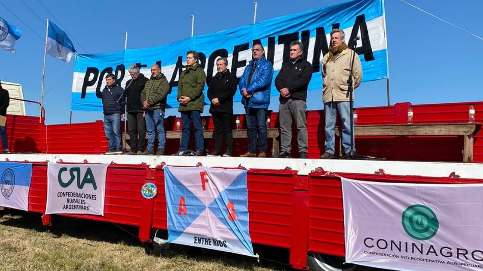 El campo reclamó al Gobierno en Gualeguaychú un "cambio de rumbo" con "reglas claras"