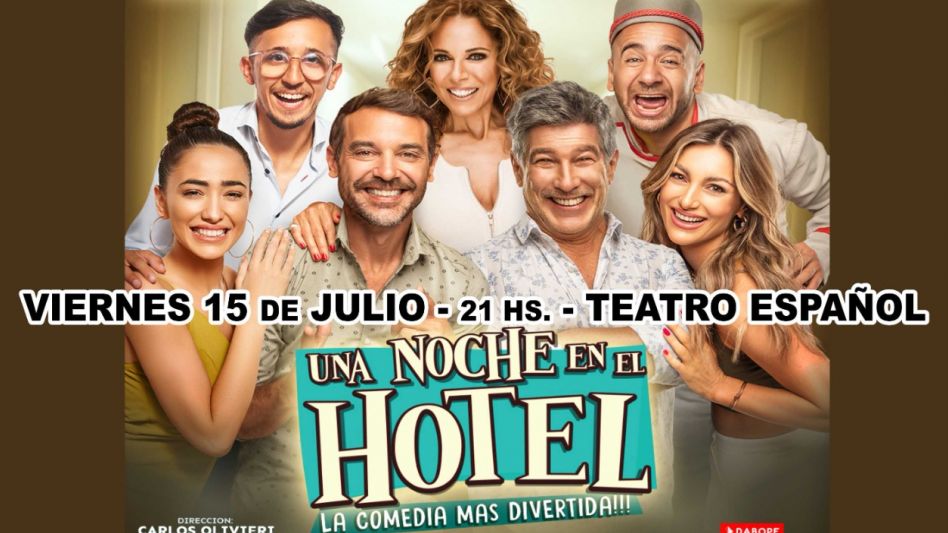 Una comedia de enredos y malentendidos que transcurre por la noche y en un hotel, tal como el título de la obra.   ARCHIVO WEB 