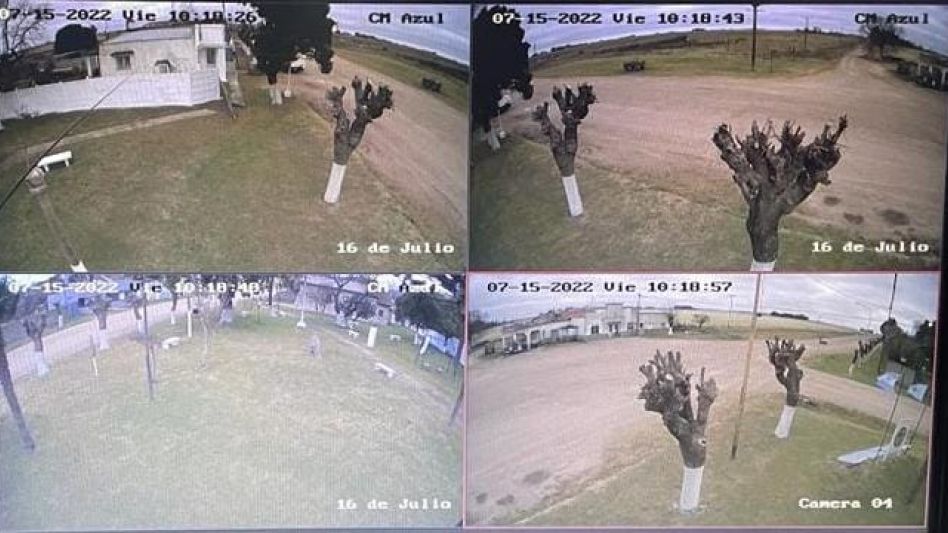 Cámaras de seguridad en 16 de Julio
