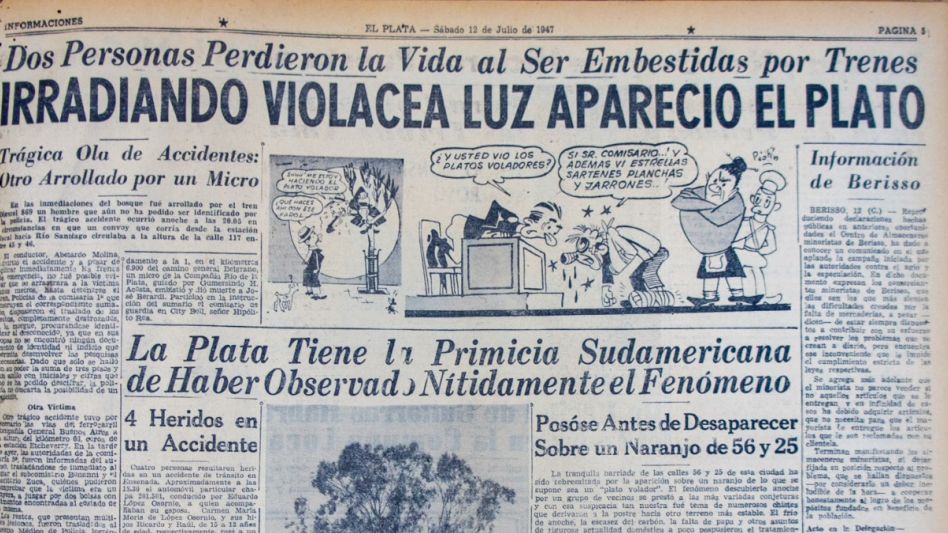 Julio del '47: cuando los cielos bonaerenses se poblaron de platos voladores