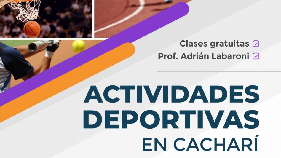 Nuevas propuestas deportivas para Cacharí
