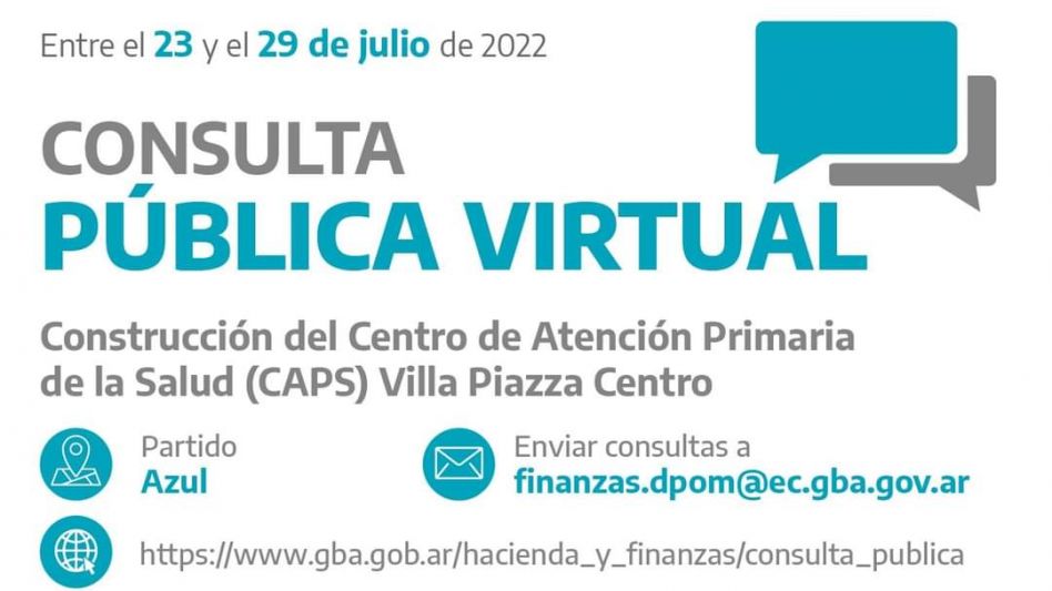  Consulta pública virtual 