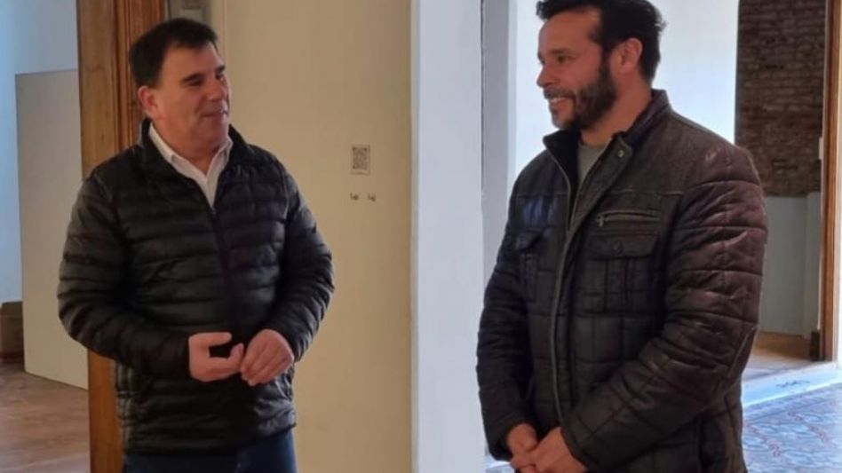 El Intendente recorrió el Museo con el nuevo director de la casa cultural, Silvio Oliva Drys.   PRENSA MUNICIPAL  