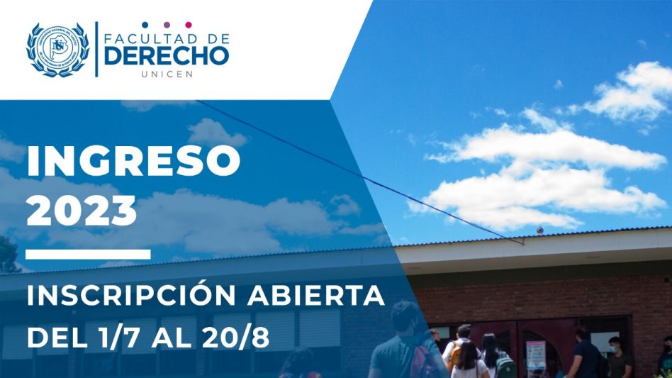 Abierta la inscripción para el curso de ingreso anticipado de Agosto para la carrera de Abogacía