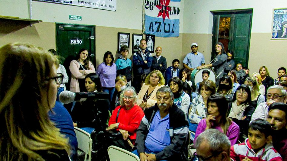En la sede del Centro Cultural Paisano Frías, se llevó a cabo una asamblea de militantes del Peronismo 26 de Julio. PIE DE FOTO PERONISMO 26 DE JULIO