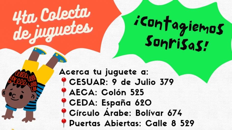 Cuarta campaña solidaria   "Contagiemos sonrisas"