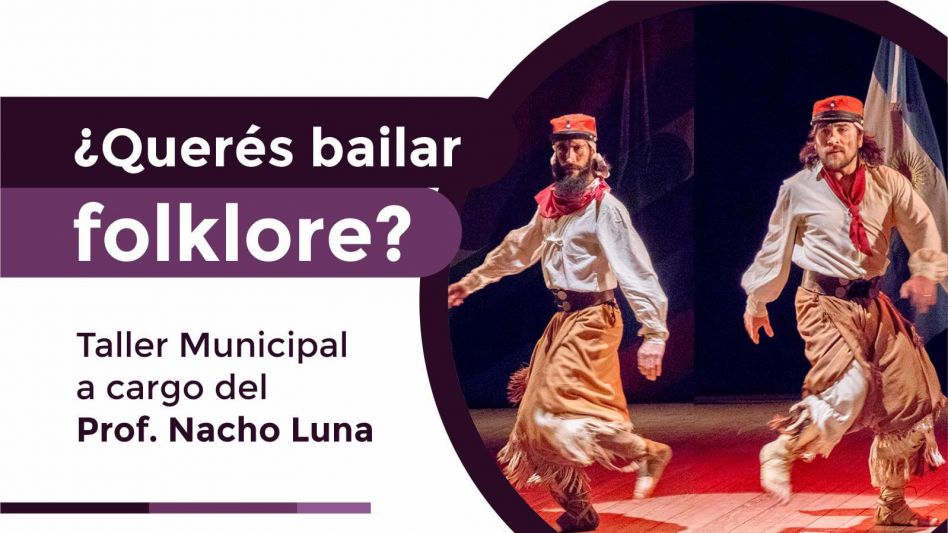 Está abierta la inscripción para el taller municipal de folklore