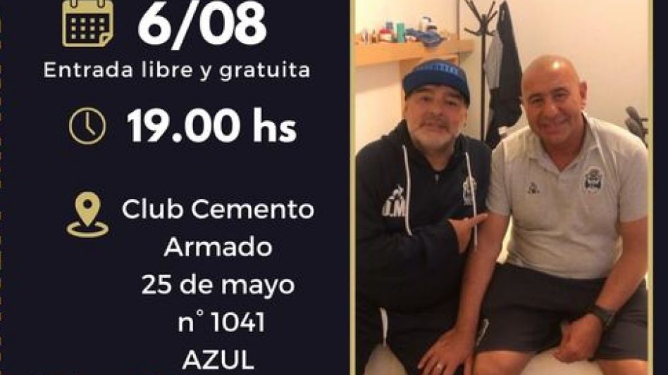 Charla Maradoniana en Cemento Armado 