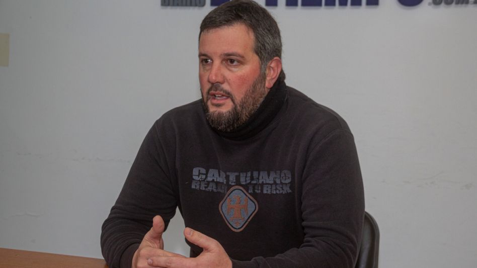 El concejal del Frente de Todos Juan Cacace. NICOLAS MURCIA