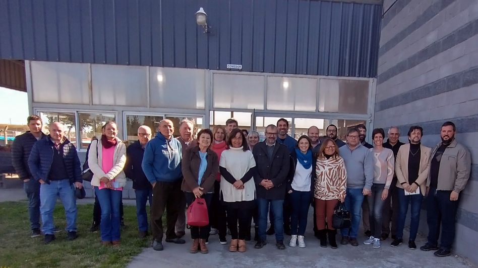 Empresarios locales durante la reunión de trabajo que se realizó días atrás en el predio de PIDA II.      PRENSA/CONCEJO DELIBERANTE