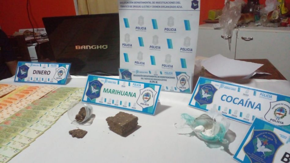 DROGAS ILÍCITAS AZUL/PBA/ARCHIVO