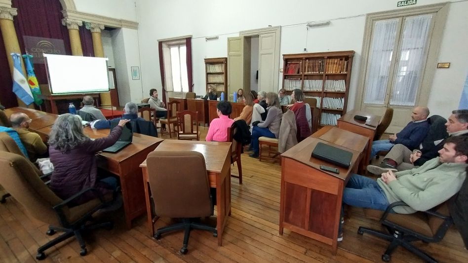 Un tramo de la sesión que se realizó ayer en el recinto del Concejo Deliberante de esta ciudad. NACHO CORREA