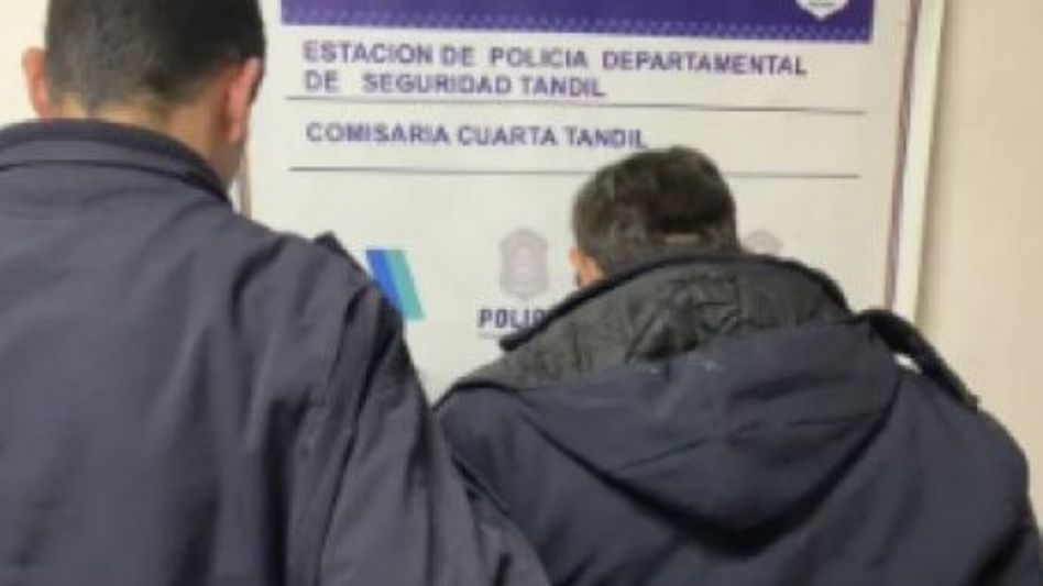 Transitoriamente, el acusado de este intento de homicidio seguía alojado en la Seccional Primera de Tandil. POLICÍA COMUNAL/BENITO JUÁREZ