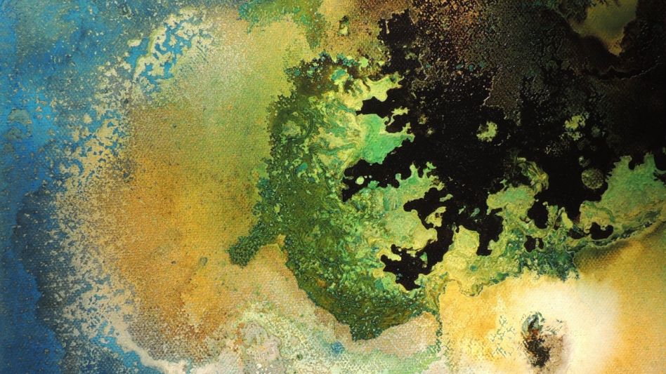 El bote en cada una de las pinturas del artista Sergio Bonzón.  GENTILEZA JORGE PÉREZ   