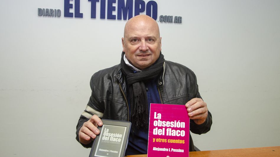 Alejandro Pessina presentará el libro La obsesión del flaco y otros cuentos. NACHO CORREA 