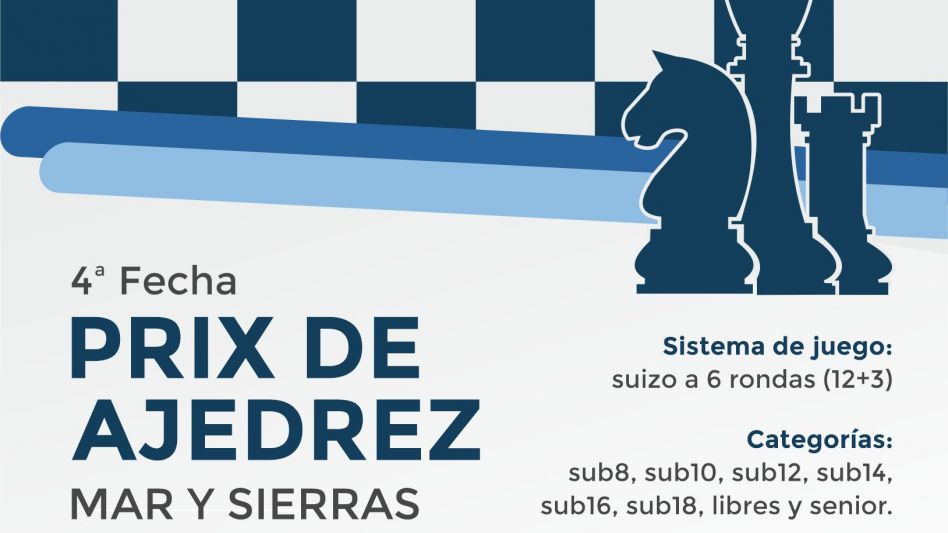 Azul será sede de la cuarta fecha del Prix de Ajedrez Mar y Sierras